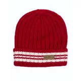 SHELOVET Classic winter men's hat red
