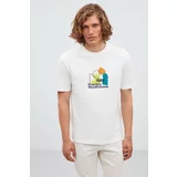 GRIMELANGE Mindful Regular Regular White 1 in 1 T-shirt