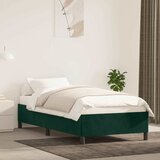  Okvir za krevet bez madraca tamnozeleni 100x200 cm baršunasti | shoptok.hr