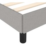  Okvir za krevet bez madraca svjetlosivi 140 x 190 cm od tkanine | shoptok.hr