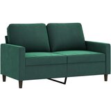 vidaXL Dvosed temno zelen 120 cm žamet, (20922543) Cene