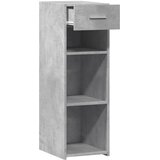  Komoda siva boja betona 30x42,5x93 cm od konstruiranog drva | Eponuda.com