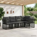  Set vanjskih sofa Crna Poliester | shoptok.hr