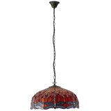 Endon 64082 - Luster na lancu Tiffany DRAGONFLY, 3xE27/60W/230V, prečnik 50 cm | Eponuda.com