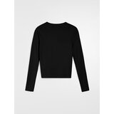 Sinsay Pamučna slim fit majica dugih rukava | shoptok.hr