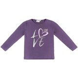 Leone 1947 Majice z dolgimi rokavi Girl T-Shirt Long Sleeves Love Vijolična Cene