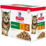 Hill’s Ekonomično pakiranje: Feline vrećice 24 x 85 g - Kitten Izbor peradi Cijene