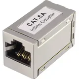 RJ45 omrežni adapter CAT 6a [1x RJ45 vtičnica - 1x RJ45 vtičnica] 0 m bele barve (20427562)