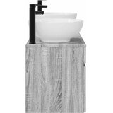  Set ormarića za kupaonicu 3 kom. Siva Sonoma 49 x 44,5 x 66,5 cm | Shoptok.si