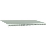 vidaXL Ročna Retraktibilna Tenda z LED Zeleno in Belo 600x300 cm, Nadomestna tkanina za tendo za okvir 6x3 m Zeleno in Belo | Shoptok.si