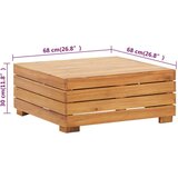  2-dijelna vrtna garnitura s jastucima masivno bagremovo drvo | shoptok.hr