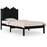 Furnova Posteljni okvir črn iz trdne borovine 100x200 cm, (21939351) | Shoptok.si