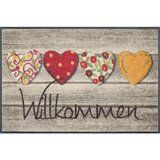 wash+dry PREDPRAŽNIK Willkommensgruss 50/75 cm potiskano večbarvno | Shoptok.si