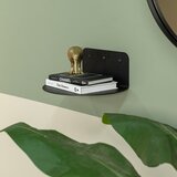 Spinder Design Črna kovinska polica 30 cm Flex – | Shoptok.si
