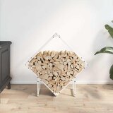  Stalak za drva bijeli 80x25x80 cm hladno valjani čelik | shoptok.hr