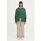 Lacoste Traper košulja za žene, boja: zelena, za prijelazno razdoblje, BF2125 | shoptok.hr
