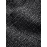 Ombre Men's jacquard jacket in delicate check - black | ePonuda.com