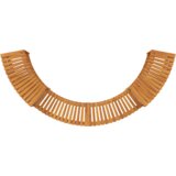  Okruženje za hidromasažnu kadu polukružno 252x111.5x55.5 cm od čvrstog drva bagrema | shoptok.hr