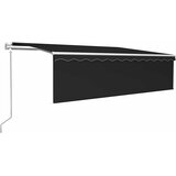  Automatska tenda s roletom i senzorom LED 5 x 3 m antracit | Eponuda.ba