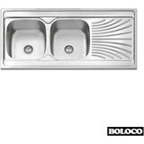Boloco nasadna sudopera bl 853 inox ø60 120x60cm