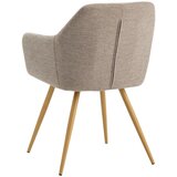 MID.YOU NASLANJAČ, kovina, tekstil bež | Shoptok.si