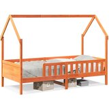 vidaXL Okvir kreveta za dječju kućicu voštano smeđi 90x200 cm borovina | shoptok.hr