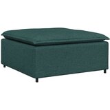  Modularni kauč s podnožjem tamnozeleni 100x100x48 cm - Tamnozelena tabure | shoptok.hr