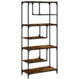  Regal za knjige boja hrasta 81 x 36 x 176 cm konstruirano drvo | shoptok.hr