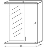 Linni ogledalo za kupatilo 65 mdf classic | ePonuda.com