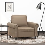  The Living Store Fotelj kapučino 60 cm umetno usnje - Enosed, (21501747) | Shoptok.si