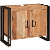Ormarić za umivaonik Smeđa 71 x 33 x 58 cm Čvrsto drvo akacije | shoptok.hr