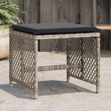  The Living Store Vrtni stolčki z blazinami 4 kosi sv. sivi 41x41x36 cm PE ratan - Vrtni Stolček, (21480944) | Shoptok.si