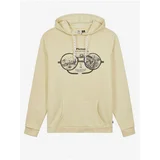  Mens Hoodie Beige Glasses - Men