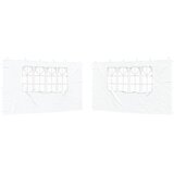 vidaXL Stranska stena zabavnega šotora 2 pcs 400 x 195 cm Bela, (5000218917) | Shoptok.si