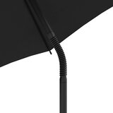  Vrtna sofa 2-sjed sa suncobranom i tabureima svijetlo sivi | shoptok.hr
