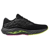 Mizuno wave inspire 20 moške športne superge, black/silver/sunny lime - 44, (21506045)