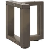  Noge za stolić T-oblika 2 kom prirodni čelik 30x25x(30-31)cm | shoptok.hr