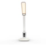 Nedis LTLRC10WT - LED prigušiva punjiva lampa sa displejem 7,5W/1200 mAh 3000/4000/5700K bela | Eponuda.com