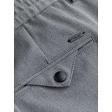 Ombre Men's chino pants with elastic waistband SLIM FIT - grey | Eponuda.ba