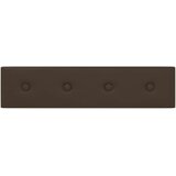  Zidna uzglavlja 12 pcs Smeđa 60 x 15 cm Lažna koža - Smeđa 60 x 15 cm | shoptok.hr