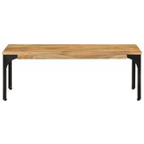 Maison Chic Klubska mizica - kavna mizica - Nizka mizica 100x55x35 cm trden mangov les, (21754224) Cene