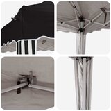  Rastezljivi šator za zabave Crna 195 x 195 x 245 cm | shoptok.hr