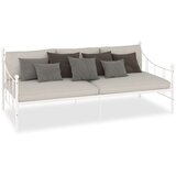 vidaXL Okvir za dnevni ležaj bijeli metalni 90 x 200 cm | shoptok.hr