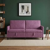 SOFA s pohranom Ljubičasta 172 x 78 x 87 cm Poliester | shoptok.hr