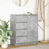  Komoda s ladicama beton siva 71x35x84 cm konstruirano drvo | shoptok.hr