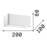 Ideal Lux STENSKA LED-SVETILKA Click 1050 lm 3000 K | Shoptok.si