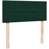  box spring s madracem tamnozeleni 120x190 cm baršunasti | shoptok.hr