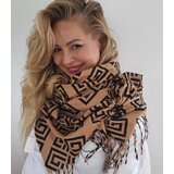 Pri Scarf Scarf Stylish warm Geometric pattern soft smooth 180x70 cm | Shoptok.si
