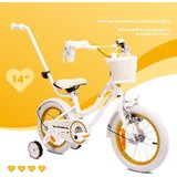  Dječji bicikl guralica Heart 14" bijelo-zlatni | shoptok.hr