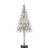 vidaXL Božićno drvce s 300 LED svjetlima Bijelo 210 cm PE i čelik | shoptok.hr